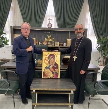 An icon shrine