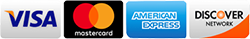 All major credit cards accepted
